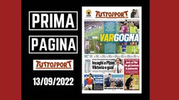 Prima pagina Tuttosport: “VARgogna”