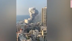 Video – Impressionante esplosione al porto di Beirut