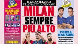Prima Pagina, La Gazzetta dello Sport: “Milan, Lucca e l’assalto di gennaio“