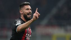 Milan-Fiorentina, Giroud: “Sto bene, cerco di ripagare la fiducia del mister”