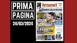 Prima pagina Tuttosport: Inter, Marotta già saluta. E Zhang…
