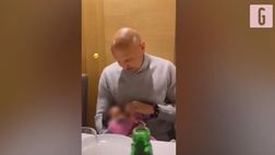 VIDEO / Miha, nonno dolcissimo: ecco come culla la piccola Violante