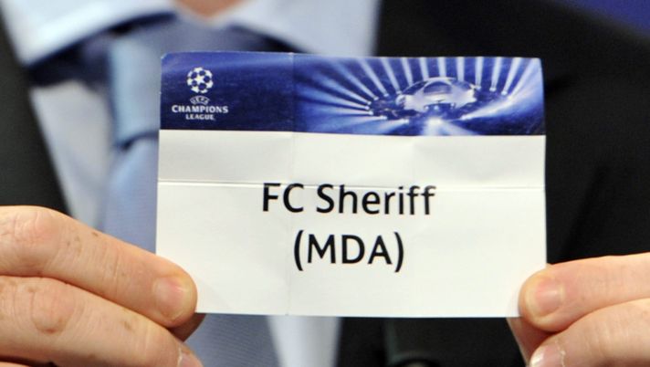 NYON, SWITZERLAND - JUNE 23: The name FC Sheriff is drawn during the 2014/15 UEFA Champions League 1st and 2nd Qualifying Rounds draw at the UEFA headquarters, The House of European Football, on June 23, 2014 in Nyon, Switzerland. (Photo by Harold Cunningham/Getty Images for UEFA) NYON, SWITZERLAND - JUNE 23: The name FC Sheriff is drawn during the 2014/15 UEFA Champions League 1st and 2nd Qualifying Rounds draw at the UEFA headquarters, The House of European Football, on June 23, 2014 in Nyon, Switzerland. (Photo by Harold Cunningham/Getty Images for UEFA)