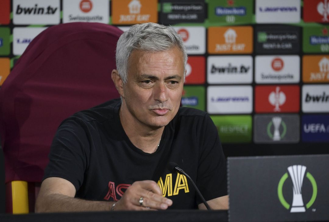 Roma, la conferenza stampa di Mourinho durante il Uefa Media Day – FOTO GALLERY - immagine 6