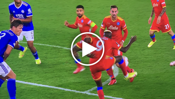 VIDEO Leicester-Napoli 2-1, Osimhen accorcia le distanze 
