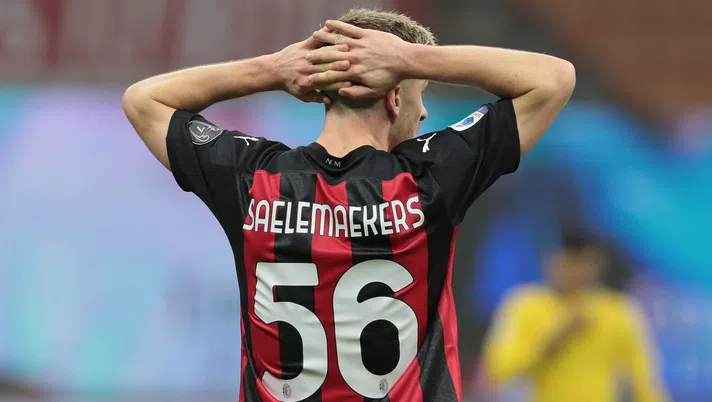 Alexis Saelemaekers (centrocampista AC Milan) durante Milan-Verona (Serie A 2020-2021) | AC Milan News (Getty Images)
