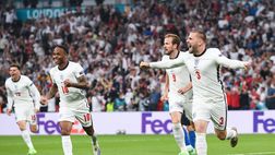 Europei 2021 – Italia-Inghilterra, delirio inglese al gol di Shaw | VIDEO