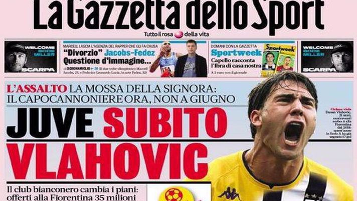 BUONGIORNO CITTACELESTE – LE PRIME PAGINE DEI PRINCIPALI QUOTIDIANI SPORTIVI – GUARDA - immagine 1
