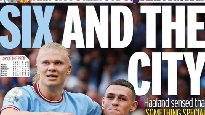 Manchester derby, il capolavoro del Mirror: “Six and the City” - immagine 1