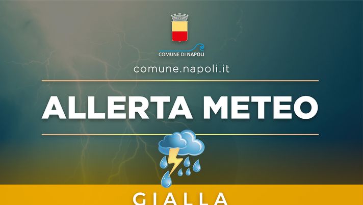 Allerta meteo gialla a Napoli: precipitazioni sparse, venti temporaneamente forti - immagine 1