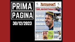 Prima pagina Tuttosport: “Buffon: ‘Il mio calcio'”