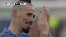 Hamsik lascia la Slovacchia: lacrime e brividi al suo addio | VIDEO