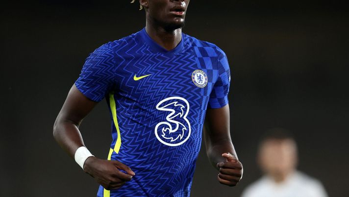 LONDON, ENGLAND - AUGUST 04: Tammy Abraham of Chelsea during the Pre Season Friendly match between Chelsea and Tottenham Hotspur at Stamford Bridge on August 04, 2021 in London, England. (Photo by Catherine Ivill/Getty Images) LONDON, ENGLAND - AUGUST 04: Tammy Abraham of Chelsea during the Pre Season Friendly match between Chelsea and Tottenham Hotspur at Stamford Bridge on August 04, 2021 in London, England. (Photo by Catherine Ivill/Getty Images)