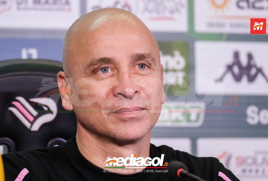 FOTO PALERMO, verso il l’Ascoli: Mister Eugenio Corini in sala stampa (Gallery) - immagine 4