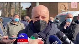 VIDEO funerali Bellugi, il commosso saluto di Marotta: “Un esempio per i nostri giovani”