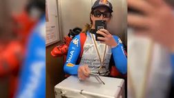 VIDEO / La Coppa in valigia e… Sofia Goggia, festa social!