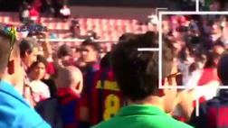 VIDEO / Festa Barça a Granada, un tifoso ha la maglia del Real e lo prendono a pugni