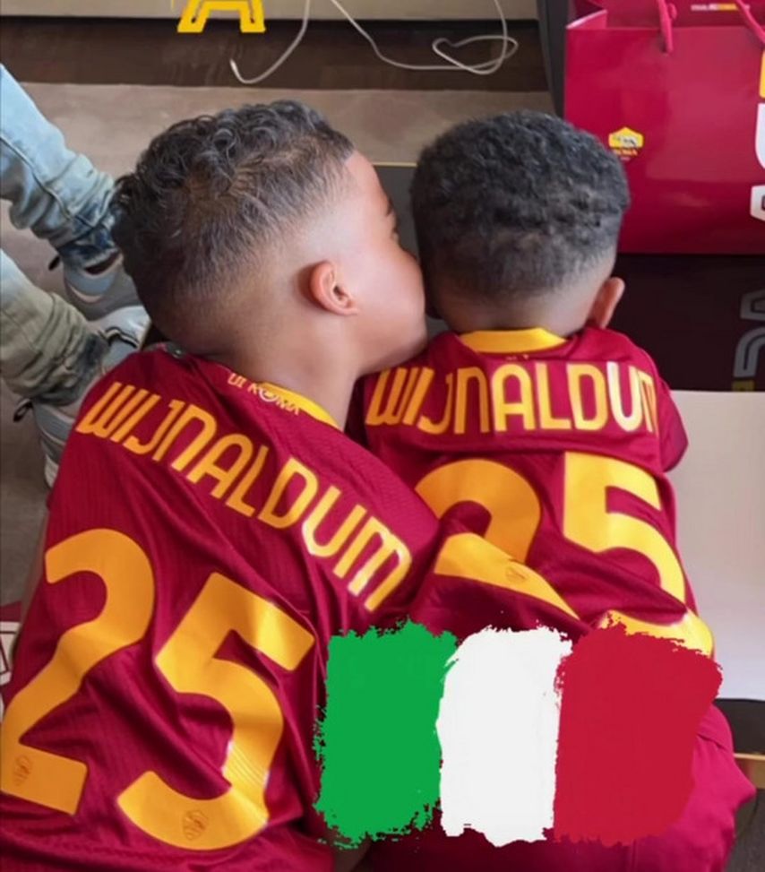 La famiglia di Wijnaldum è già pazza della Roma – FOTO- immagine 2