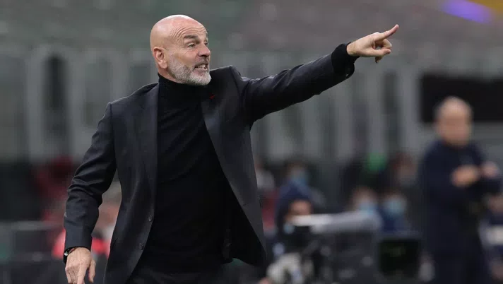 Stefano Pioli (allenatore AC Milan) durante Milan-Sparta Praga 3-0 (Europa League 2020-2021) | AC Milan News (Getty Images)