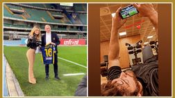 Diletta Leotta, regalo speciale per Verona-Juve. E Can Yaman la segue dal cellulare