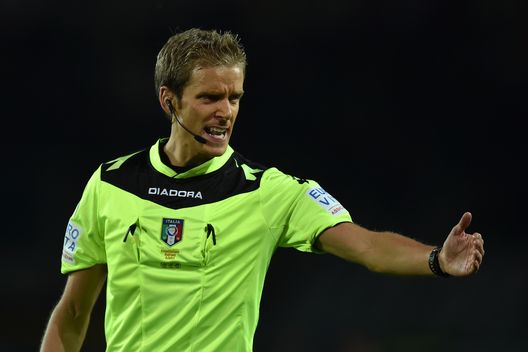 L'arbitro Daniele Chiffi, della sezione di Padova L'arbitro Daniele Chiffi, della sezione di Padova
