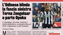 Gazzetta: L’Udinese blinda la fascia sinistra