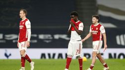 Perso anche il derby, statistiche impietose: era dal 1981, da 39 anni, che l’Arsenal non andava così male…