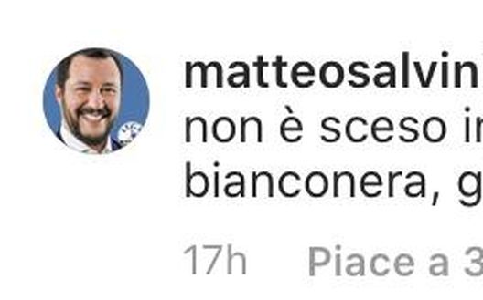 Matteo Salvini "pizzica" l'arbitro Valeri Matteo Salvini "pizzica" l'arbitro Valeri