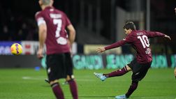 Salernitana-Spezia 2-2, doppia magia di Verdi su punizione | VIDEO