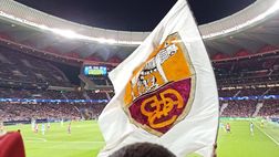 Atletico Madrid-Inter, nella curva di casa sventola anche la bandiera della Roma