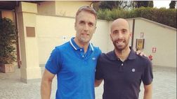 FOTO – Borja con Bati sul ‘green’: “Gioca bene anche a golf”