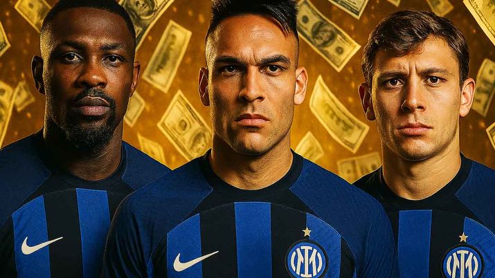 Lautaro, Barella e Thuram Lautaro, Barella e Thuram