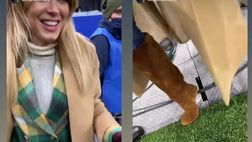 VIDEO / Inter-Lazio, problemi della diretta: Diletta Leotta perde un tacco