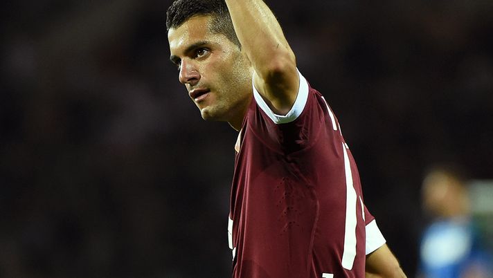 TURIN, ITALY - MAY 28:  Iago Falque of FC Torino celebrates his first goal during the Serie A match between FC Torino and US Sassuolo at Stadio Olimpico di Torino on May 28, 2017 in Turin, Italy.  (Photo by Pier Marco Tacca/Getty Images) 