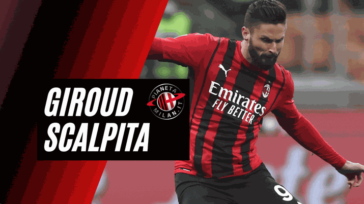 Olivier Giroud, attaccante del Milan (getty images)