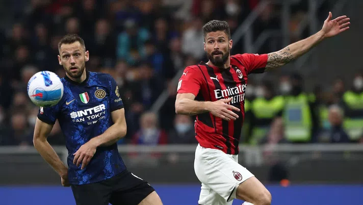 de Vrij Giroud derby Inter-Milan 1-2 Serie A 2021-2022