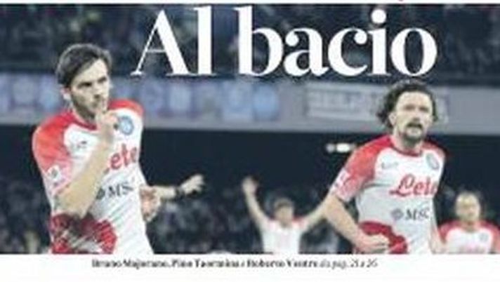 IL NAPOLI SUI MEDIA – Le prime pagine dei giornali di oggi 13 febbraio 2023 - immagine 1