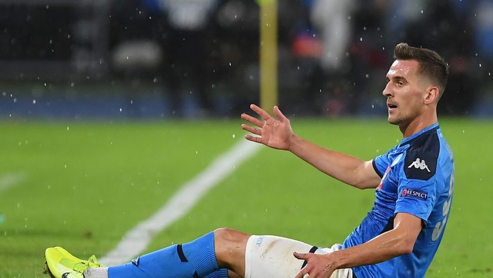 Arkadiusz Milik, attaccante del Napoli (credits: GETTY Images) 