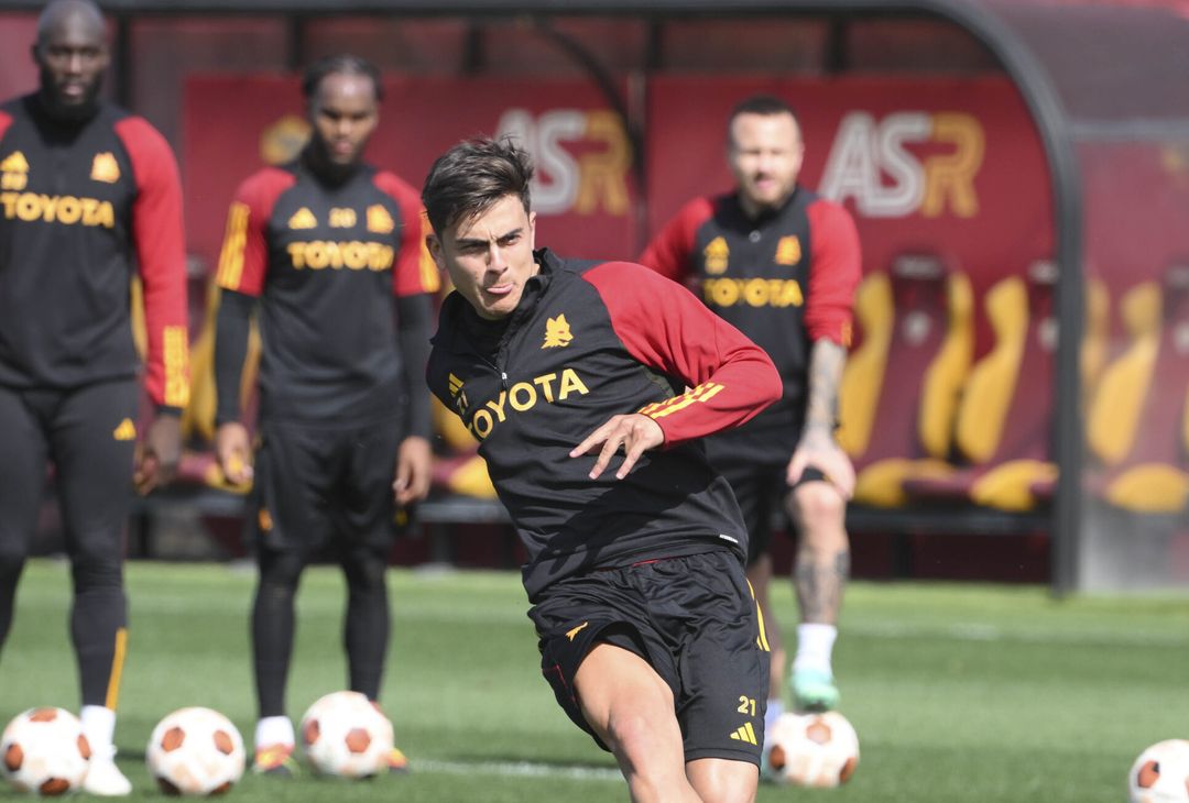 Roma, l’allenamento in vista del Brighton: out Kristensen – FOTO GALLERY - immagine 26