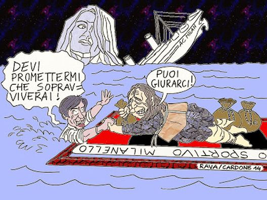  Vignetta di Simone Ravasi per Pianeta Milan 