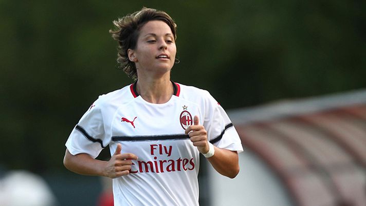 Valentina Giacinti, attaccante del Milan Femminile (credits: acmilan.com) 