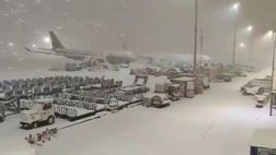 Neve in aeroporto: la Liga rinvia Atletico Madrid-Athletic Bilbao e non fissa una data per il recupero