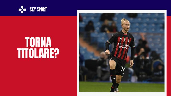 Simon Kjaer, difensore Milan, titolare Napoli