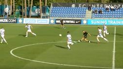 VIDEO / Inter, partitella ad Appiano: clamoroso gol di Dimarco da centrocampo