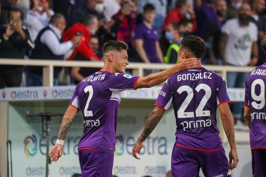 GERMOGLI PH: 3 OTTOBRE 2021 FIRENZE STADIO ARTEMIO FRANCHI SERIE A FIORENTINA VS NAPOLI NELLA FOTO ESULTANZA GOL QUARTA La partita delle risposte: Italiano ha finalmente trovato i suoi titolari?- immagine 2