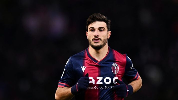BOLOGNA, ITALY - JANUARY 23: Riccardo Orsolini of Bologna FC looks on during the Serie A match between Bologna FC and US Cremonese at Stadio Renato Dall'Ara on January 23, 2023 in Bologna, Italy. (Photo by Alessandro Sabattini/Getty Images) Verona-Bologna, le formazioni ufficiali: la scelta su Orsolini, Ngonge, Lazovic e Verdi - immagine 1