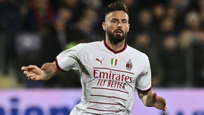 Olivier Giroud AC Milan Fiorentina-Milan 2-1 Serie A 2022-2023