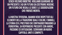 La Curva Fiesole dà il benvenuto a Commisso: “Scriviamo insieme un nuovo capitolo”