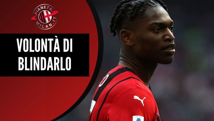 Rafael Leao, attaccante del Milan, è in trattativa per il rinnovo