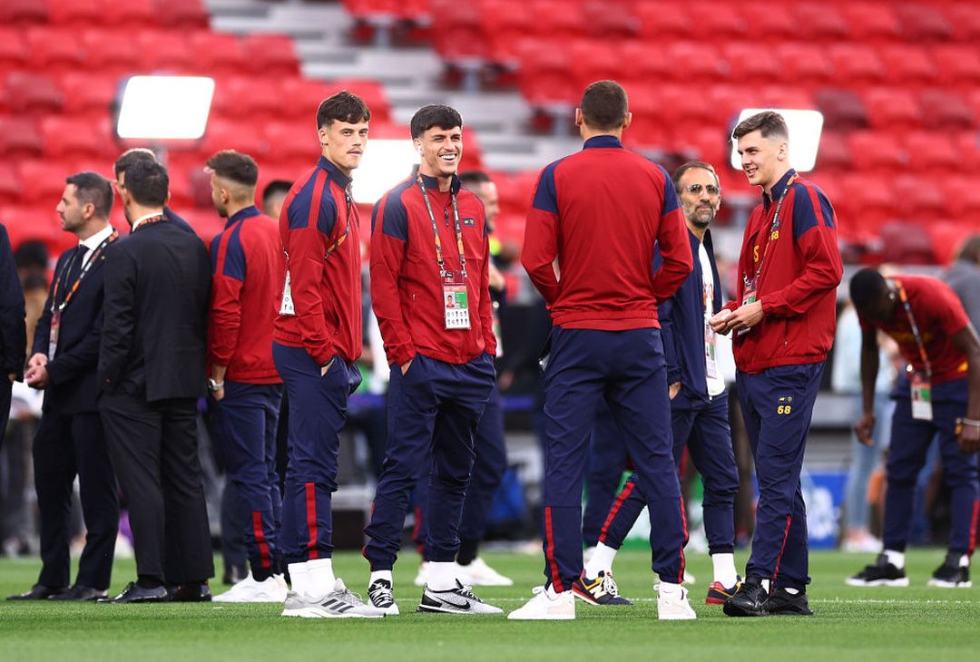 La Roma sul prato della Puskas Arena. Domani la finale – FOTO GALLERY - immagine 4